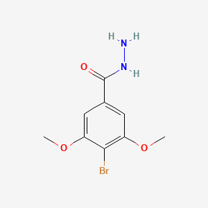 molecular formula C9H11BrN2O3 B1604261 4-Bromo-3,5-dimethoxybenzohydrazide CAS No. 263567-38-0