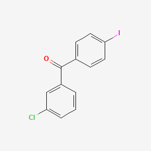 molecular formula C13H8ClIO B1604263 3-Chloro-4'-iodobenzophenone CAS No. 890098-18-7