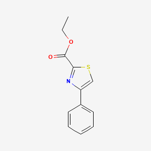 molecular formula C12H11NO2S B1604271 4-苯并噻唑-2-甲酸乙酯 CAS No. 31877-30-2