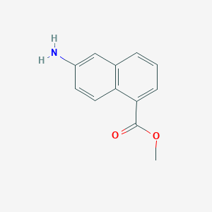 molecular formula C12H11NO2 B1604274 Methyl 6-amino-1-naphthoate CAS No. 91569-20-9
