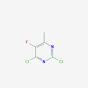 molecular formula C5H3Cl2FN2 B1604276 2,4-Dichloro-5-fluoro-6-methylpyrimidine CAS No. 954220-98-5