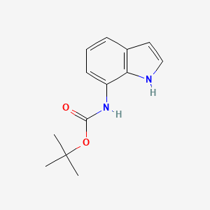 molecular formula C13H16N2O2 B1604281 叔丁基-1H-吲哚-7-基氨基甲酸酯 CAS No. 886365-44-2