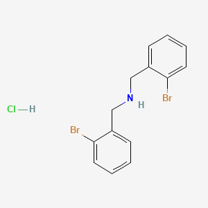 molecular formula C14H14Br2ClN B1604282 双(2-溴苄基)胺盐酸盐 CAS No. 336615-45-3