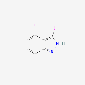 molecular formula C7H4I2N2 B1604297 3,4-Diiodo-1H-indazole CAS No. 885518-66-1