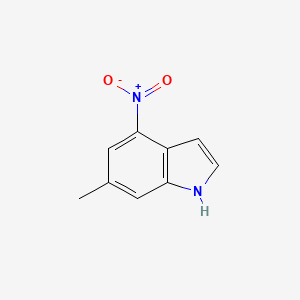 molecular formula C9H8N2O2 B1604300 6-メチル-4-ニトロ-1H-インドール CAS No. 880086-93-1