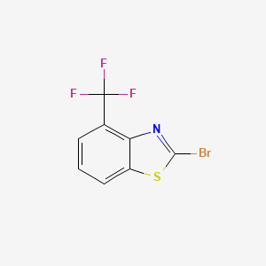 molecular formula C8H3BrF3NS B1604301 2-Bromo-4-(trifluoromethyl)benzo[d]thiazole CAS No. 898748-19-1