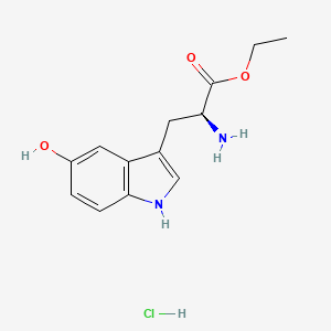 molecular formula C13H17ClN2O3 B1604306 (S)-2-氨基-3-(5-羟基-1H-吲哚-3-基)丙酸乙酯盐酸盐 CAS No. 57432-62-9