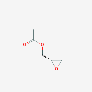 molecular formula C5H8O3 B1604307 乙烯基乙酸酯，(S)- CAS No. 65031-95-0