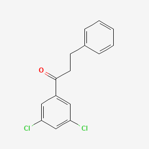 B1604321 3',5'-Dichloro-3-phenylpropiophenone CAS No. 898788-84-6