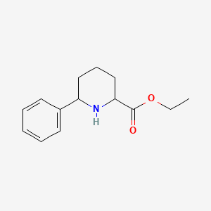 molecular formula C14H19NO2 B1604323 6-苯基哌啶-2-羧酸乙酯 CAS No. 1137664-24-4