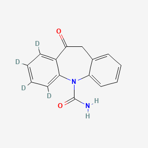 B1604338 10-Oxo(6,7,8,9-~2~H_4_)-10,11-dihydro-5H-dibenzo[b,f]azepine-5-carboxamide CAS No. 1134188-71-8