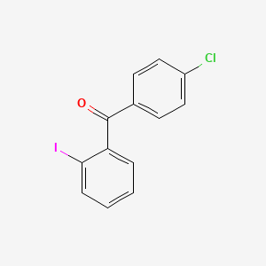 molecular formula C13H8ClIO B1604352 4'-氯-2-碘苯基酮 CAS No. 99847-66-2