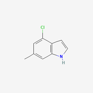 molecular formula C9H8ClN B1604361 4-Chloro-6-methyl-1H-indole CAS No. 885521-78-8
