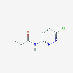 molecular formula C7H8ClN3O B1604366 N-(6-chloropyridazin-3-yl)propanamide CAS No. 868948-11-2
