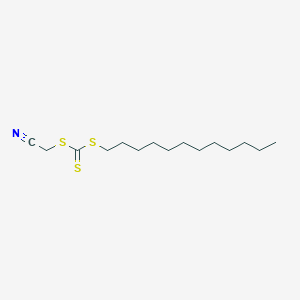 molecular formula C15H27NS3 B1604402 氰基甲基十二烷基碳三硫酸酯 CAS No. 796045-97-1