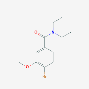 B1604418 4-bromo-N,N-diethyl-3-methoxybenzamide CAS No. 889676-36-2