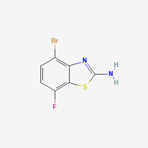 molecular formula C7H4BrFN2S B1604421 4-溴-7-氟苯并[d]噻唑-2-胺 CAS No. 942473-89-4