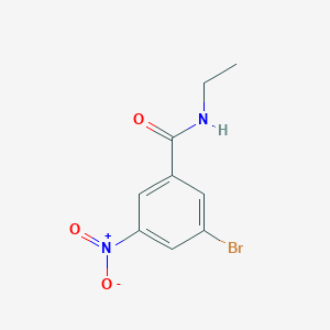 molecular formula C9H9BrN2O3 B1604426 3-Bromo-N-ethyl-5-nitrobenzamide CAS No. 929000-30-6