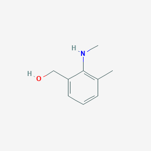 molecular formula C9H13NO B1604433 (3-Methyl-2-(methylamino)phenyl)methanol CAS No. 941294-10-6