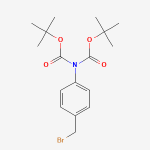 molecular formula C17H24BrNO4 B1604434 N,N-di-Boc-4-bromomethyl-phenylamine CAS No. 925889-68-5