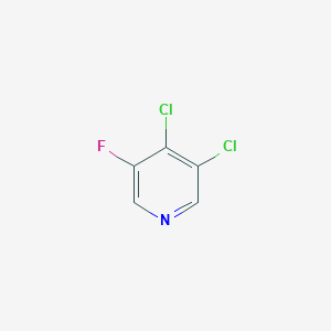 molecular formula C5H2Cl2FN B1604449 3,4-Dichloro-5-fluoropyridine CAS No. 851179-02-7