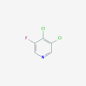 molecular formula C5H2Cl2FN B1604449 3,4-二氯-5-氟吡啶 CAS No. 851179-02-7