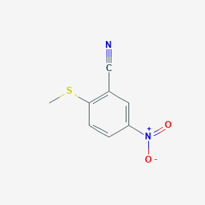 molecular formula C8H6N2O2S B1604450 2-(Methylthio)-5-nitrobenzonitrile CAS No. 74631-35-9