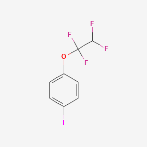 molecular formula C8H5F4IO B1604465 1-Iodo-4-(1,1,2,2-tetrafluoroethoxy)benzene CAS No. 863323-03-9