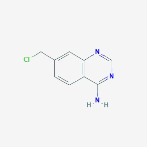 molecular formula C9H8ClN3 B1604476 7-(Chloromethyl)quinazolin-4-amine CAS No. 323591-38-4