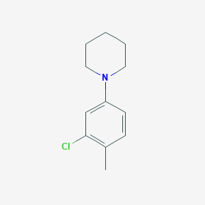 molecular formula C12H16ClN B1604480 1-(3-氯-4-甲基苯基)哌啶 CAS No. 1000339-31-0