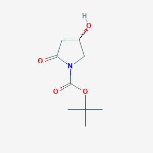 molecular formula C9H15NO4 B1604485 (S)-1-Boc-4-Hydroxy-2-pyrrolidinone CAS No. 320343-58-6