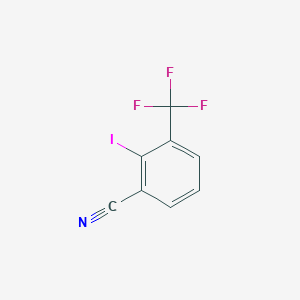 molecular formula C8H3F3IN B1604503 2-Iodo-3-(trifluoromethyl)benzonitrile CAS No. 905600-49-9