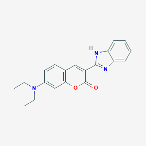molecular formula C20H19N3O2 B160451 香豆素 7 CAS No. 27425-55-4