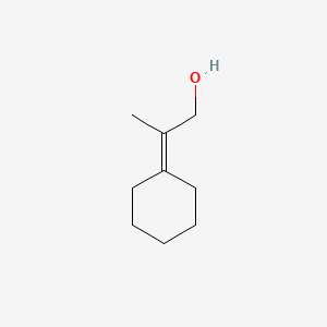 molecular formula C9H16O B1604520 2-Cyclohexylidene-1-propanol CAS No. 88444-72-8