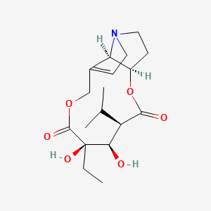 molecular formula C18H27NO6 B1604536 Axillaridine CAS No. 23506-96-9