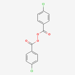 molecular formula C14H8Cl2O4 B1604541 Bis(4-chlorobenzoyl) peroxide CAS No. 94-17-7