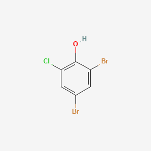 molecular formula C6H3Br2ClO B1604549 2,4-Dibromo-6-chlorophenol CAS No. 4526-56-1