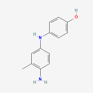 molecular formula C13H14N2O B1604551 4-氨基-4'-羟基-3-甲基二苯胺 CAS No. 6219-89-2