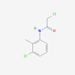 molecular formula C9H9Cl2NO B1604560 2-chloro-N-(3-chloro-2-methylphenyl)acetamide CAS No. 99585-94-1