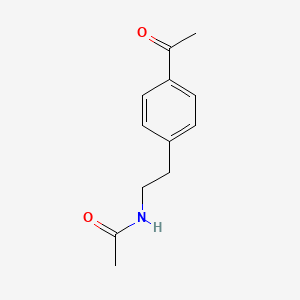 molecular formula C12H15NO2 B1604567 n-[2-(4-Acetylphenyl)ethyl]acetamide CAS No. 23279-64-3