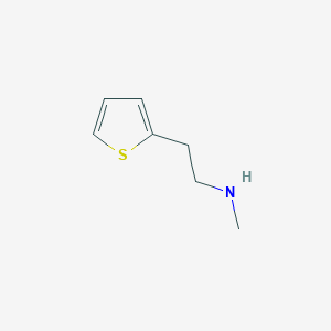 molecular formula C7H11NS B1604573 N-Methyl-2-(thiophen-2-YL)ethanamine CAS No. 106891-32-1