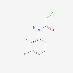 molecular formula C9H9ClFNO B1604586 2-chloro-N-(3-fluoro-2-methylphenyl)acetamide CAS No. 347196-12-7