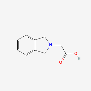 molecular formula C10H11NO2 B1604587 2-(异吲哚林-2-基)乙酸 CAS No. 363165-80-4