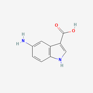 molecular formula C9H8N2O2 B1604591 5-Amino-1H-indole-3-carboxylic acid CAS No. 6960-44-7