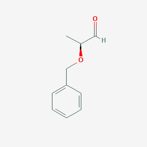 molecular formula C10H12O2 B016046 (S)-2-(苄氧基)丙醛 CAS No. 81445-44-5