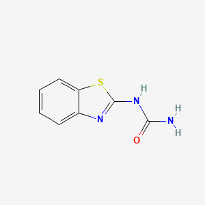 molecular formula C8H7N3OS B1604601 1,3-Benzothiazol-2-ylurea CAS No. 32568-55-1