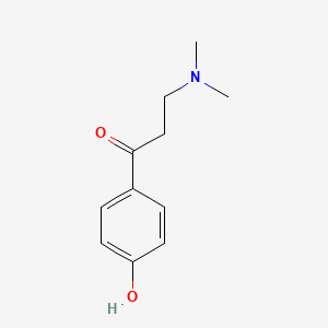 molecular formula C11H15NO2 B1604605 3-(Dimethylamino)-1-(4-hydroxyphenyl)propan-1-one CAS No. 35076-36-9