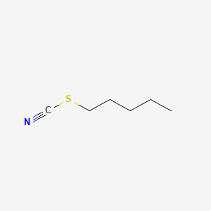 molecular formula C6H11NS B1604628 Thiocyanic acid, pentyl ester CAS No. 32446-40-5