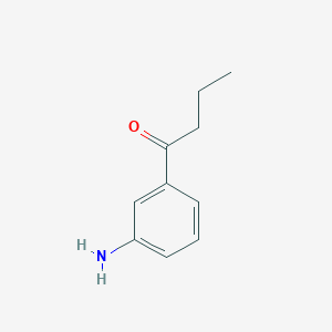 molecular formula C10H13NO B1604633 1-(3-氨基苯基)丁酮 CAS No. 2034-41-5