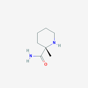 B160464 (2S)-2-methylpiperidine-2-carboxamide CAS No. 132235-44-0